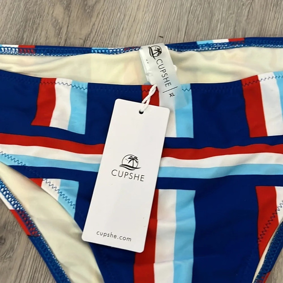 🏁 Cupshe NWT  bathing suit bottoms size XL - Picture 3 of 7